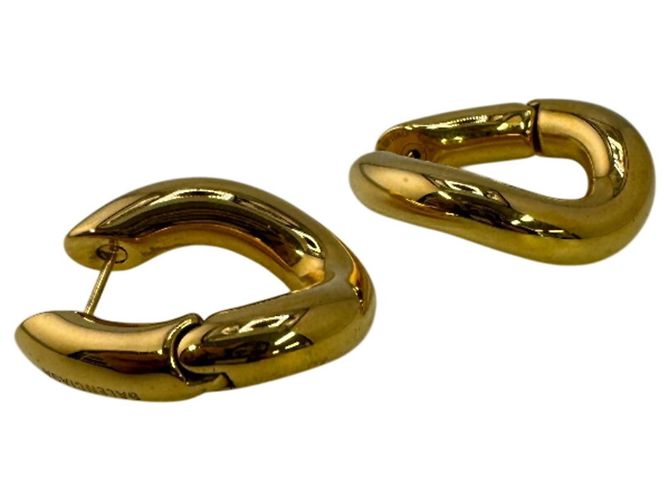 Pendientes de aro dorados Balenciaga - vista 3