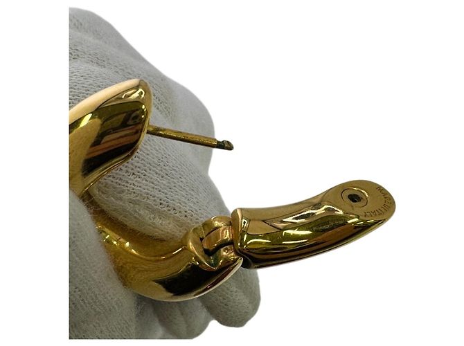 Pendientes de aro dorados Balenciaga - vista 9