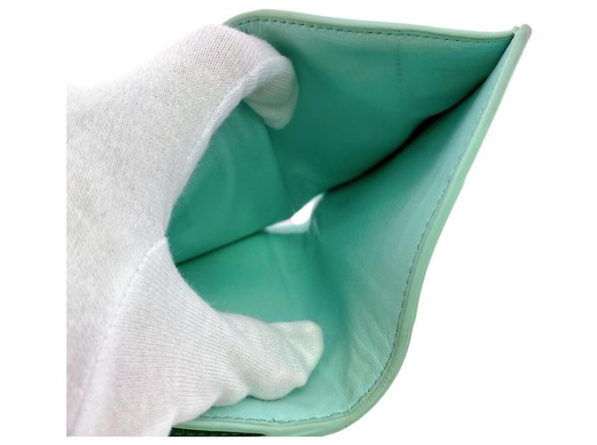 Billetera bi-fold Cassette de Bottega Veneta Verde - vista 8