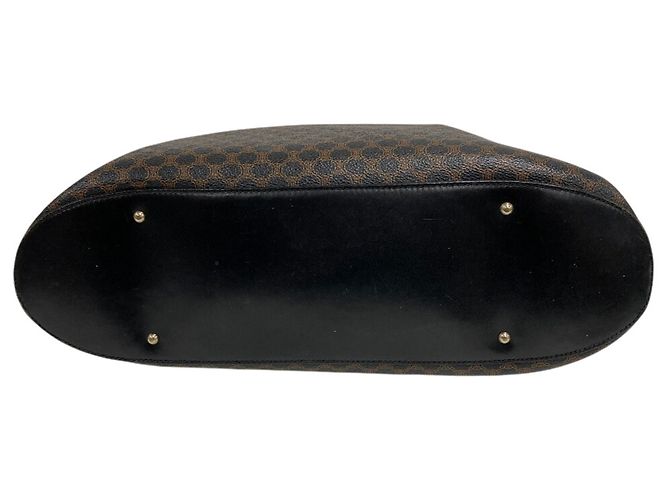 Céline Borsa Macadam con logo Circle di CELINE Nero - vista 5