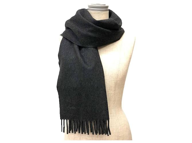 Grauer Cashmere-Schal von Prada Braun - Ansicht 2