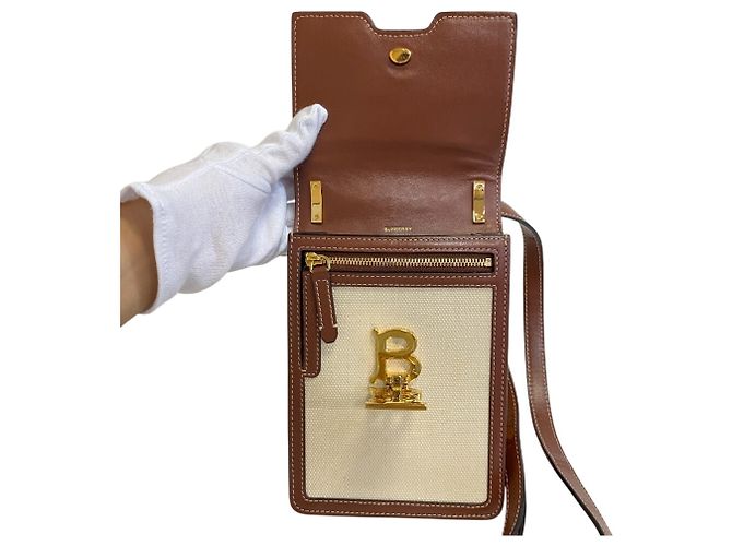 Borsa a Spalla Robin Brown Tory Burch Marrone - vista 7
