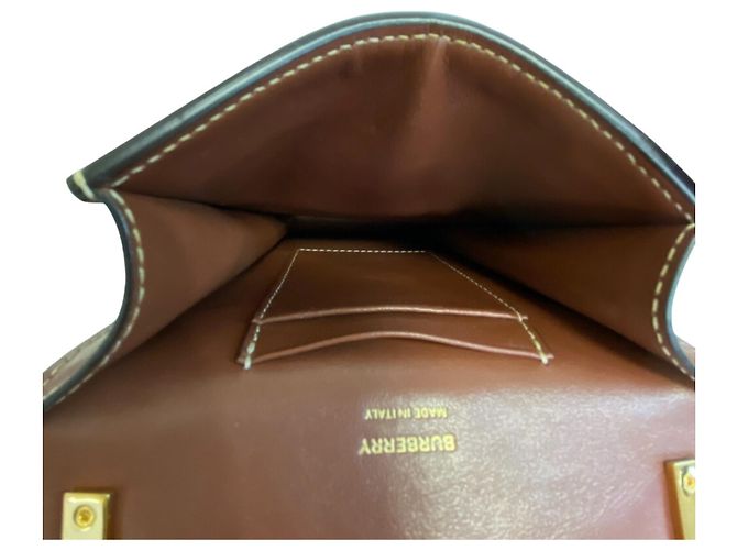 Borsa a Spalla Robin Brown Tory Burch Marrone - vista 8