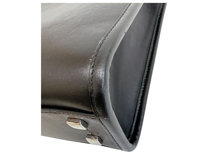 Borsa Tote Logo NS Jimmy Choo Nero - vista 7