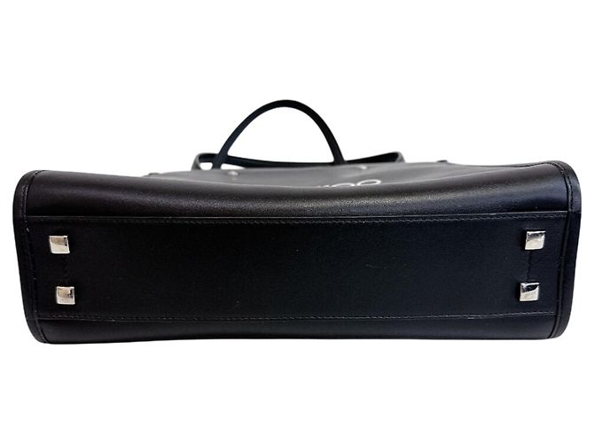 Borsa Tote Logo NS Jimmy Choo Nero - vista 8