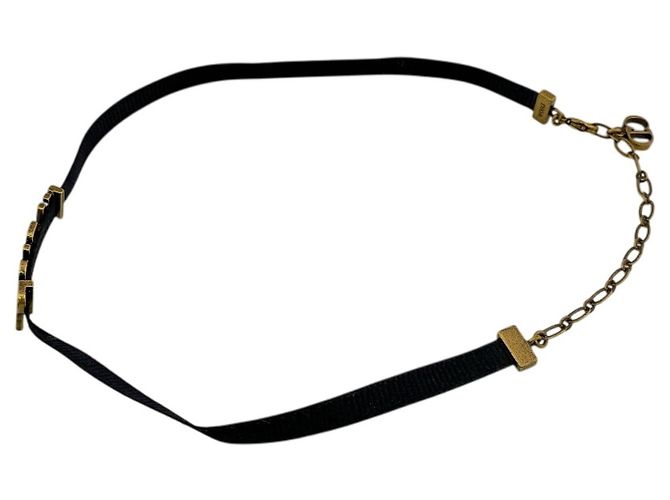 Choker Dior J'A di Christian Dior Nero D'oro - vista 3