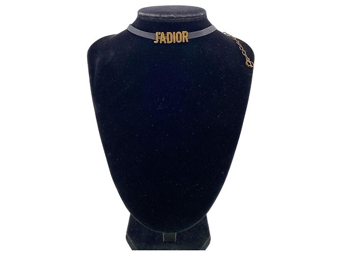 Choker Dior J'A di Christian Dior Nero D'oro - vista 9