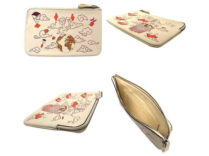 Hermès Pochette Lunga Carre HERMES Crudo - vista 2