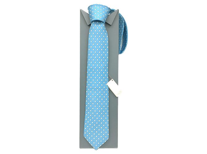 Hermès Hermes Blue Silk Cravat - view 2