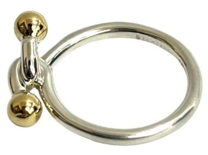 Hook & Eye Love Knot Ring von Tiffany & Co. Silber Golden - Ansicht 4