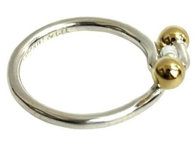 Hook & Eye Love Knot Ring von Tiffany & Co. Silber Golden - Ansicht 5