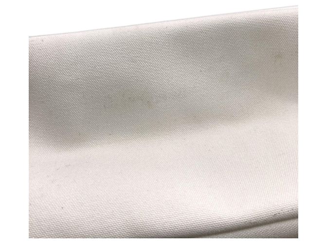 Prada Logo Tote Bag Canvas Weiß Grün Hellblau - Ansicht 16