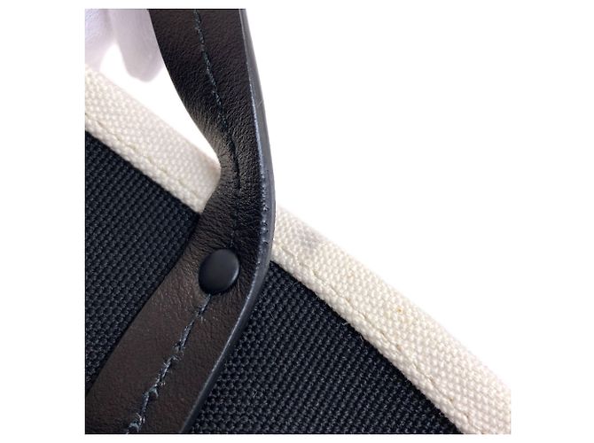Prada Logo Tote Bag Canvas Weiß Grün Hellblau - Ansicht 18