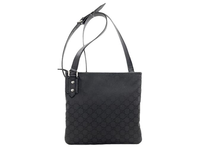 Borsa a Spalla in Nylon Gucci Nero - vista 2