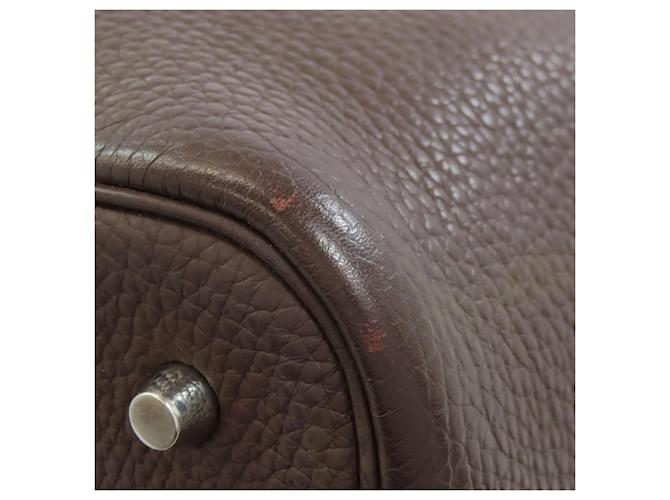 Borsa Hermès Picotin Lock MM Marrone - vista 19