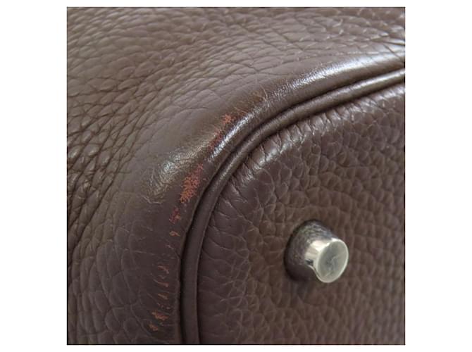 Borsa Hermès Picotin Lock MM Marrone - vista 20