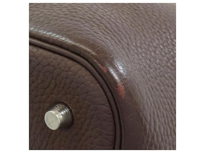 Borsa Hermès Picotin Lock MM Marrone - vista 21