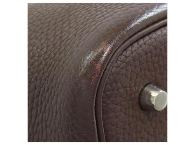 Borsa Hermès Picotin Lock MM Marrone - vista 22