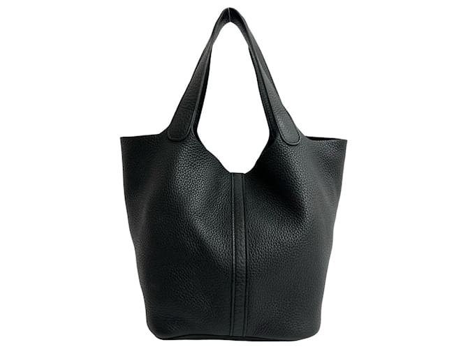 Borsa Hermès Picotin Lock MM Nero - vista 3