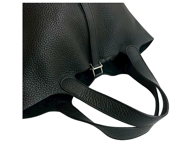 Borsa Hermès Picotin Lock MM Nero - vista 4