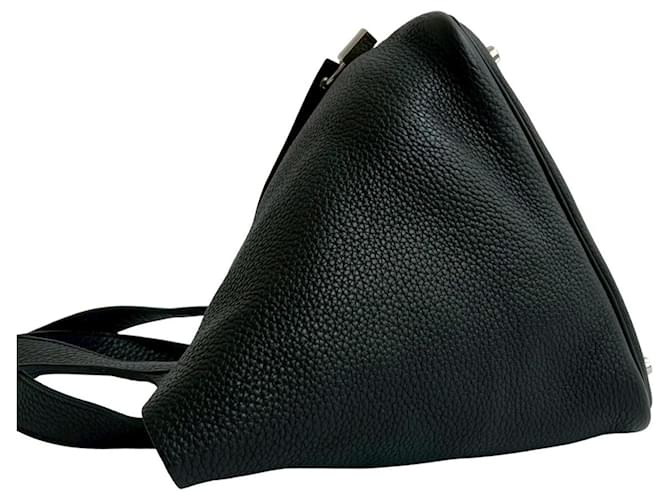 Borsa Hermès Picotin Lock MM Nero - vista 5