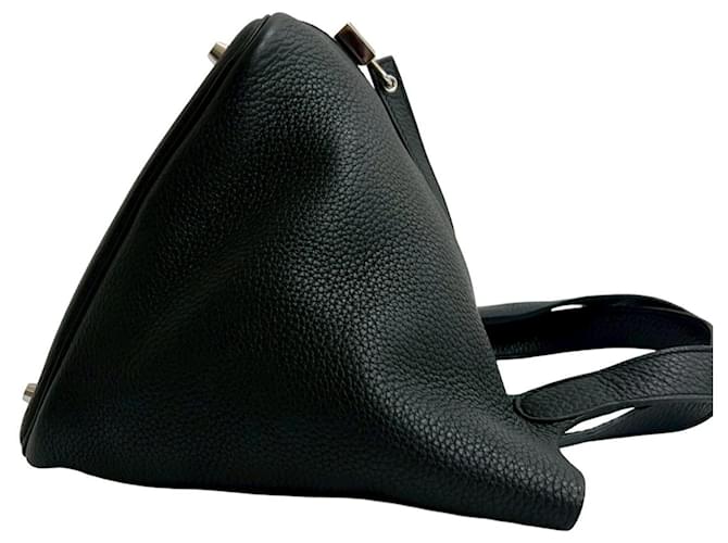 Borsa Hermès Picotin Lock MM Nero - vista 6