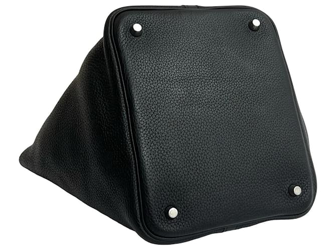 Borsa Hermès Picotin Lock MM Nero - vista 7