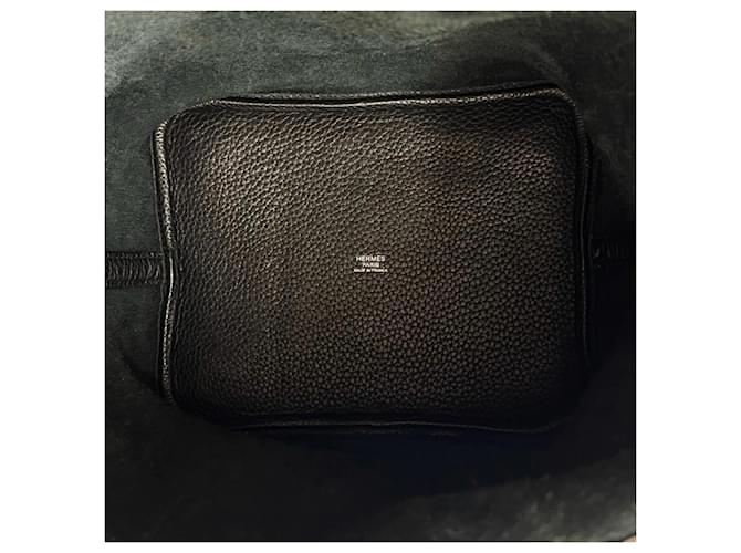Borsa Hermès Picotin Lock MM Nero - vista 9