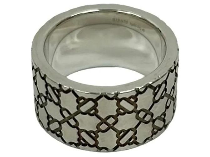 Hermès HERMES Chaine d'Ancre Attelage Ring Silber - vista 5