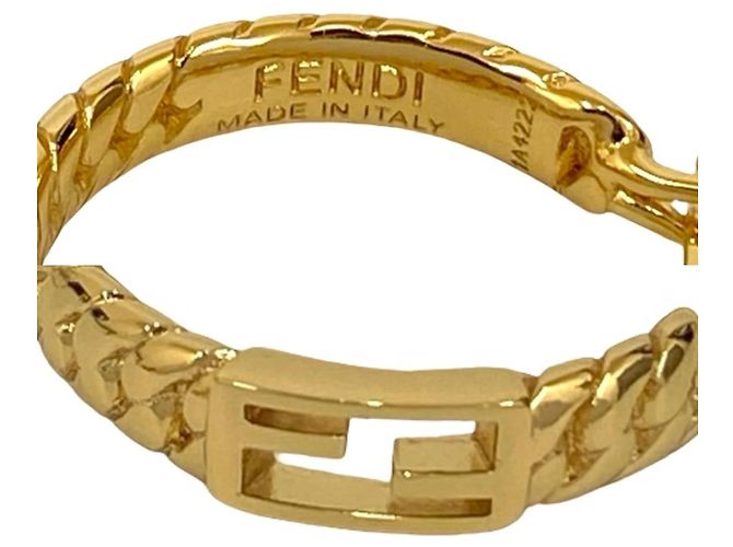 Orecchini Fendi FF Baguette Hoop - vista 3