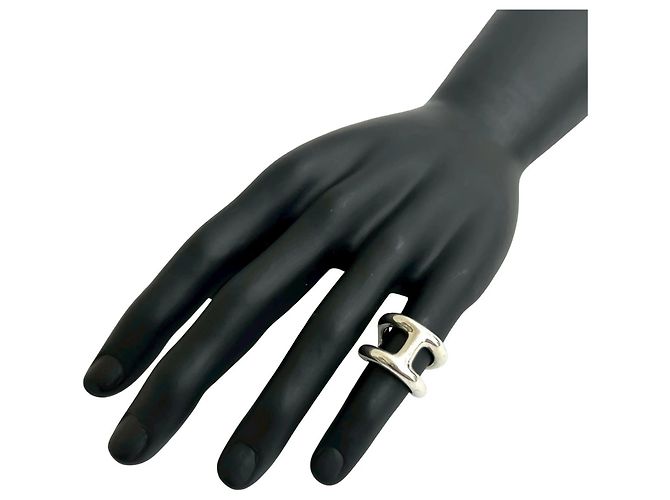 Hermès Hermes Osmos Bandring aus Sterlingsilber 925 - Ansicht 2