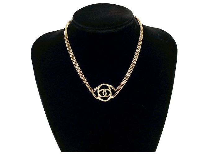 Collana con pendente in oro con motivo Coco Mark di CHANEL D'oro - vista 2