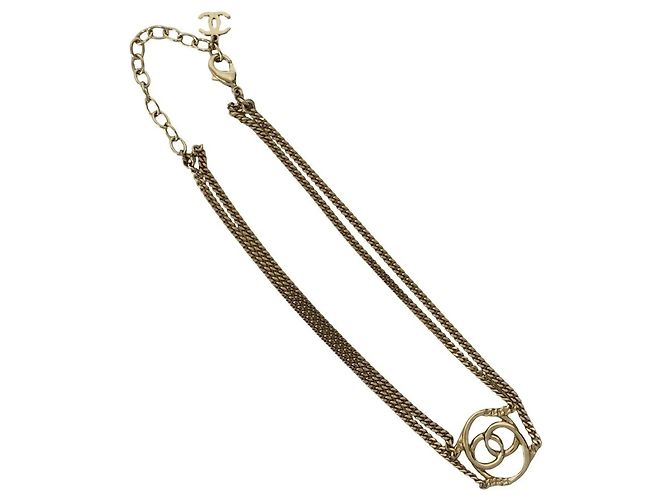 Collana con pendente in oro con motivo Coco Mark di CHANEL D'oro - vista 5