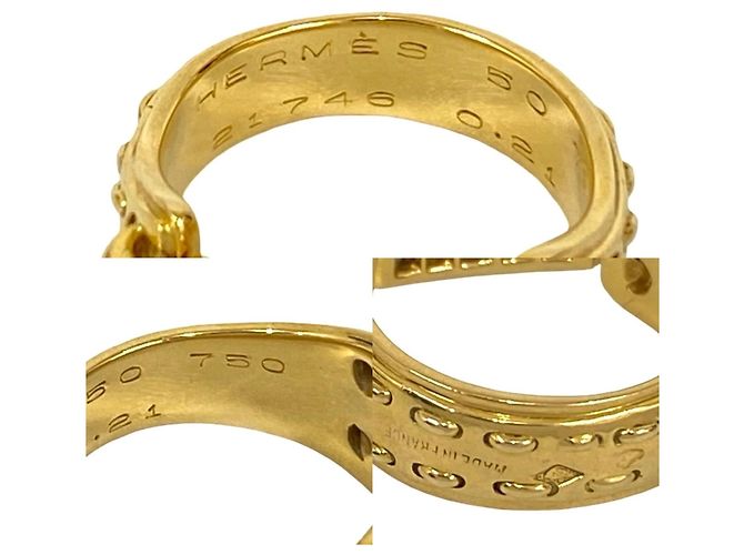 Hermès HERMES Vintage Mexico Ring Golden - view 3