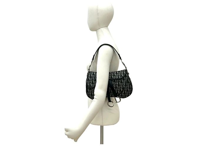 Borsa Saddle Christian Dior Nero - vista 2
