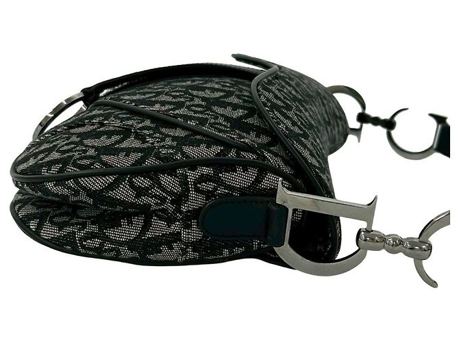 Borsa Saddle Christian Dior Nero - vista 6