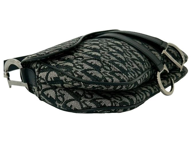 Borsa Saddle Christian Dior Nero - vista 7