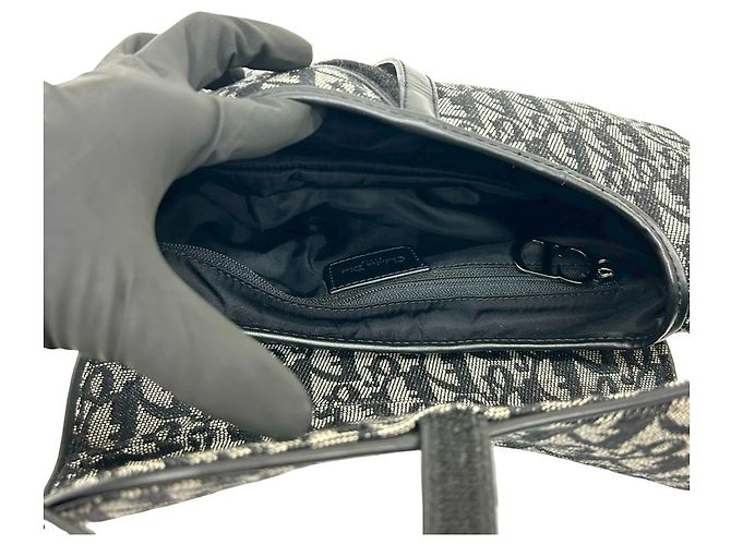 Borsa Saddle Christian Dior Nero - vista 9