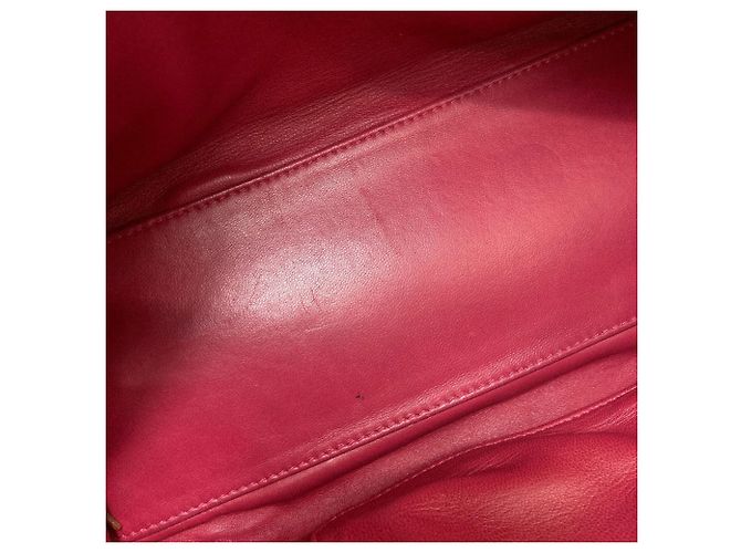Borsa Loewe Amazona in pelle rossa Rosso - vista 10