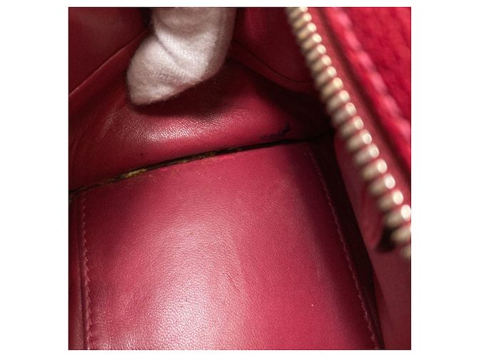 Borsa Loewe Amazona in pelle rossa Rosso - vista 12