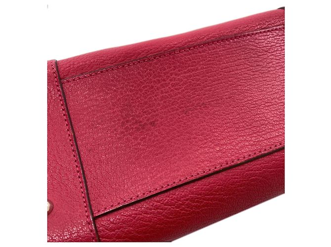 Borsa Loewe Amazona in pelle rossa Rosso - vista 16