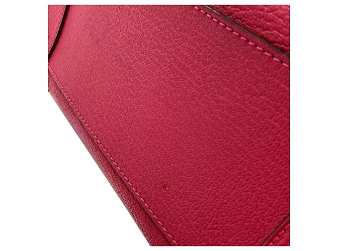 Borsa Loewe Amazona in pelle rossa Rosso - vista 17