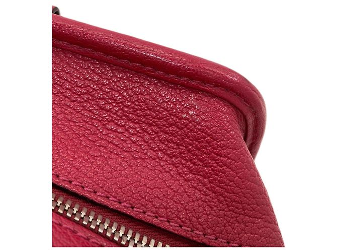 Borsa Loewe Amazona in pelle rossa Rosso - vista 19