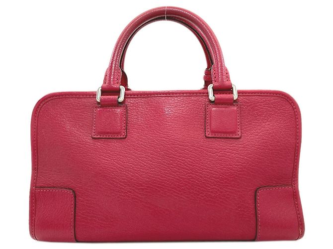 Borsa Loewe Amazona in pelle rossa Rosso - vista 2