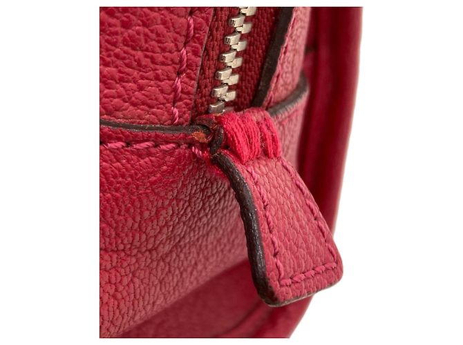 Borsa Loewe Amazona in pelle rossa Rosso - vista 21
