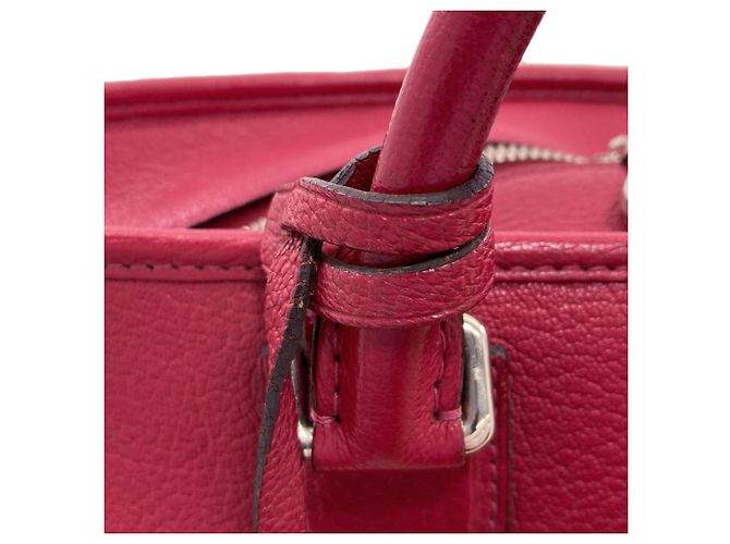Borsa Loewe Amazona in pelle rossa Rosso - vista 24