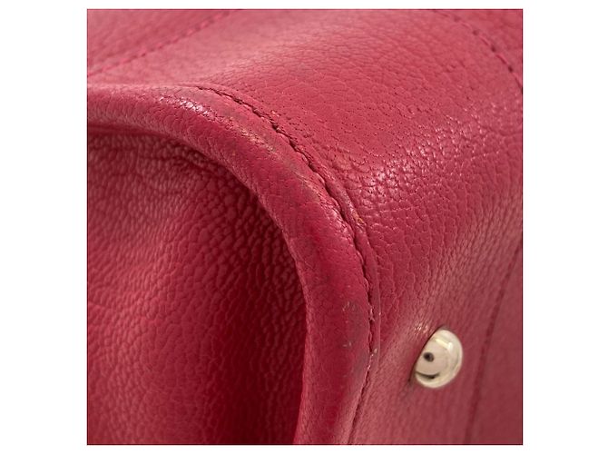 Borsa Loewe Amazona in pelle rossa Rosso - vista 28