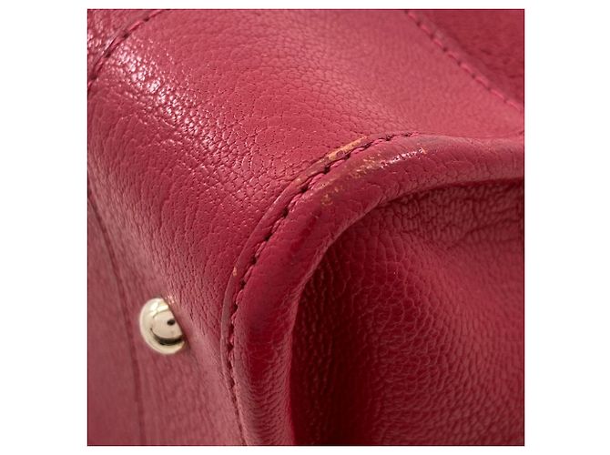 Borsa Loewe Amazona in pelle rossa Rosso - vista 29