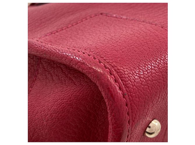Borsa Loewe Amazona in pelle rossa Rosso - vista 30
