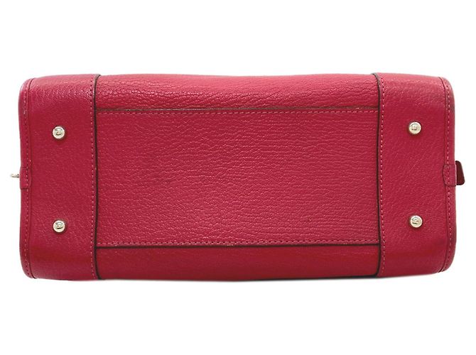 Borsa Loewe Amazona in pelle rossa Rosso - vista 4